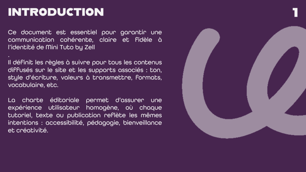 Introduction charte éditoriale