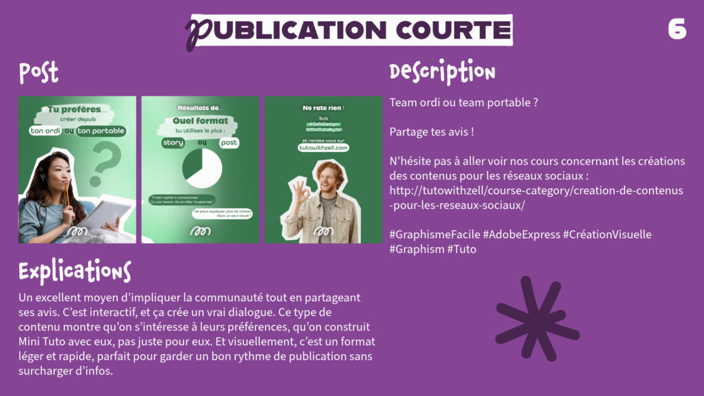 Publication courte